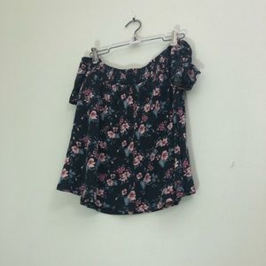 Off The Shoulder Floral Top